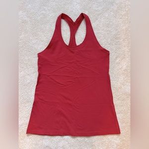 Lululemon tank top. Rust orange. Size 12